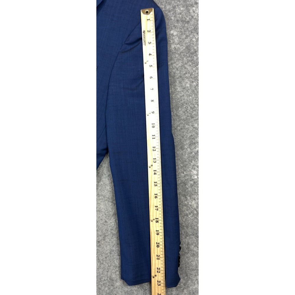 John Varvatos Star USA Blazer Blue 44R Sport Coat Jacket - Picture 15 of 16